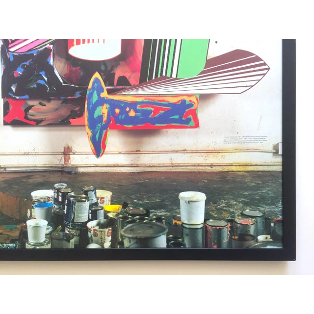 Frank Stella Vintage 1987 Lithograph Photo Print Framed Museum of Modern Art Collector's Exhibition Poster For Sale - Image 12 of 13