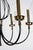 Metal French Black & Brass Chandelier For Sale - Image 7 of 10