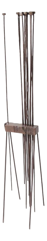 Steel Iron Altar Abstract Sculpture by Splady Art Studios