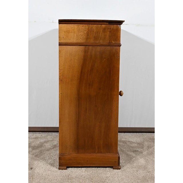 Small Walnut Bedside Table For Sale - Image 11 of 18