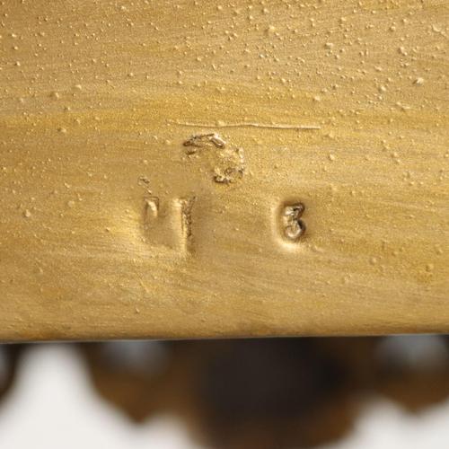 Gilt Antimony Table Clock For Sale - Image 11 of 13