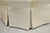 Wood Decorator Modern Beige Upholstered Button Tufted Skirted 35" Round Ottoman For Sale - Image 7 of 12