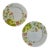 Vintage Fitz and Floyd Nasturtium Porcelain Plates - Pair For Sale
