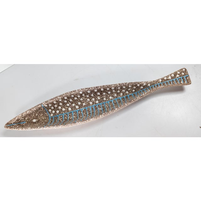 We are selling this great looking Mid-Century Modern pottery dish. We believe this dish to be by Aldo Londi for Bitossi,...