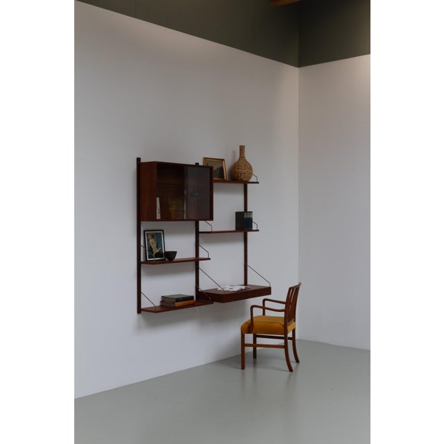 Modern Danish Teak 2-Bay Modular Wall Unit by Poul Cadovius for Cado, 1960s For Sale - Image 15 of 18