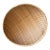 Late 20th-Century Nicely-Sized Contemporary Winnowing-Style Handwoven Bamboo Basket For Sale