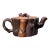 Vintage Handmade Yixing Zisha Clay Teapot With Tree Trunk Motif For Sale