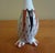 1980s Vintage MCM Hollohaza Hungary Fishnet Hand Painted Porcelain Goose Figurine For Sale - Image 5 of 6