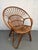 Mid-Century Modern Vintage Bamboo and Rattan Lounge Chair For Sale - Image 3 of 14