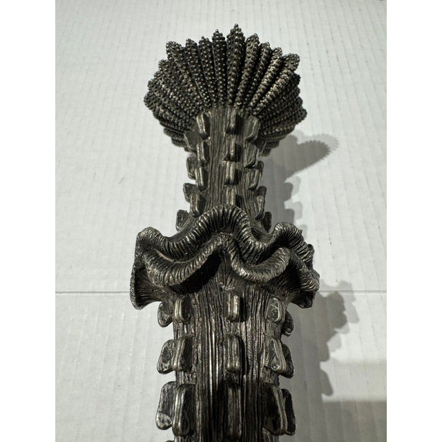 2000 - 2009 Vintage L' Objet Marianna Candle Holder Trio For Sale - Image 5 of 10