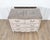 18th Century French Louis XV Bleached Oak Curved Commode with Parquet Top For Sale - Image 4 of 9