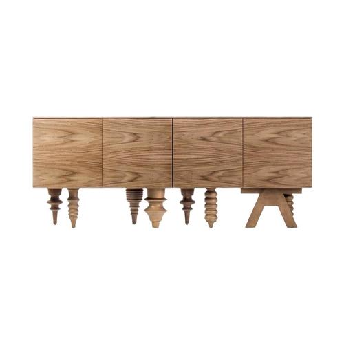 Multileg Walnut Sideboard by Jaime Hayon for BD Barcelona For Sale - Image 6 of 6
