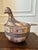 Textile Vintage Aldo Londi Bitossi Seta Italian Pheasant Bird Lidded Compote Bowl For Sale - Image 7 of 18