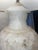 1920s Large Hand Carved Alabaster Table Lamp For Sale In San Diego - Image 6 of 10