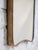 Gio Ponti Mid Century Italian Brass Wall Mirror Attributed to Gio Ponti For Sale - Image 4 of 10