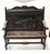 Renaissance Revival Italian Hall Bench Settle in Carved Walnut, 1880 For Sale - Image 3 of 8
