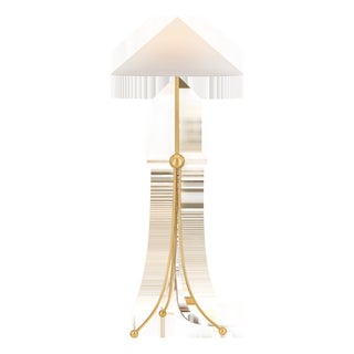 Mitzi Katya 25.5 in. 1 Light Floor Lamp in Aged Brass Finish For Sale