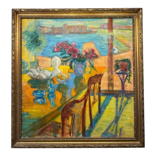 21st Century Painting "Room With a View" by A. Jones For Sale