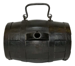 Steel Bound Ship's Lifeboat Water Cask