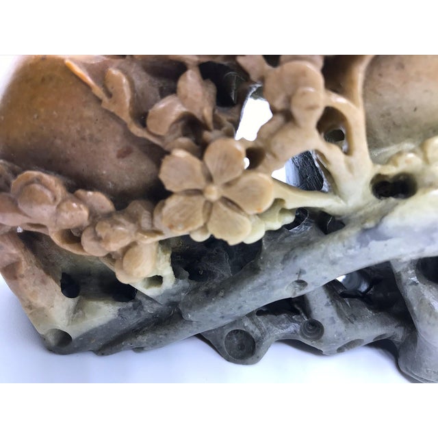Tan Vintage Pretty Soapstone Holder For Sale - Image 8 of 11