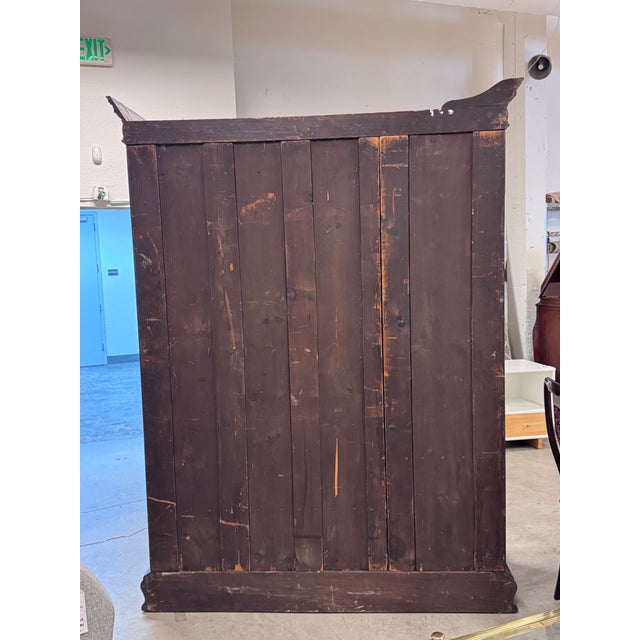 Wood Antique Modular Double Mirror Wardrobe For Sale - Image 7 of 12