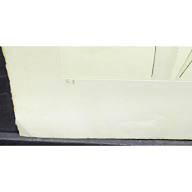 Salvador Dalí Salvador Dali "Le Singe Et Le Leopard"unframed Authentic Artwork For Sale - Image 4 of 7