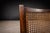 Brown Set of Four Armchairs in Rosewood & Caning, Unknown, 1960s For Sale - Image 8 of 8