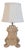 18th-Century French Baroque Carved Wood Altar Candlestick Lamp For Sale