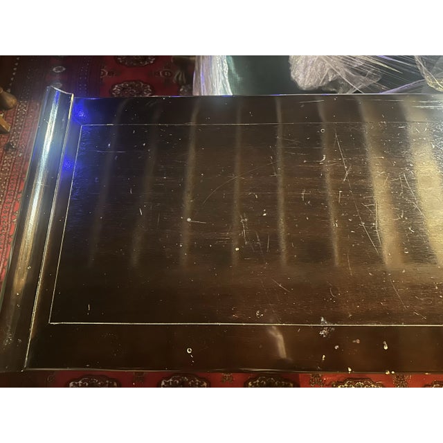 Black Century Furniture Co. Chin Hua by Raymond Sobota Ebonized Black Lacquered Buffet For Sale - Image 8 of 12