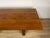 Vintage Italian Wooden Table with Cross Bases and Worked Top, 1980s For Sale - Image 4 of 9
