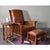 Craftsman-Mission Morris Arm Chair & Ottoman Set-Russet Brown Leather For Sale - Image 10 of 10