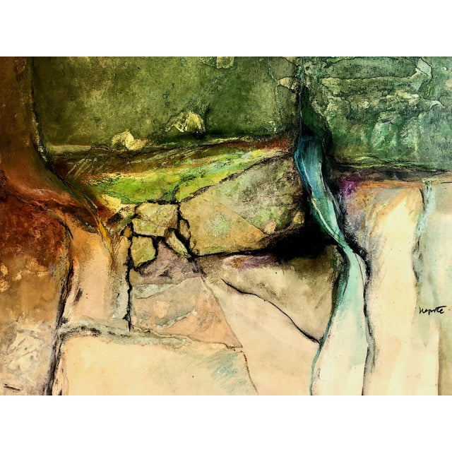 On offer is a mid-century abstract landscape painting by the prominent Northern California modernist painter Alexander...