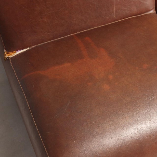 Brown Vintage Modular Armchairs in Leatherette, Italy, 1970s, Set of 4 For Sale - Image 8 of 11