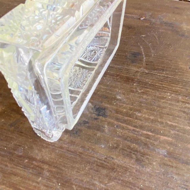 Butter Dish in Beveled Glass, France, 1970s For Sale - Image 13 of 16