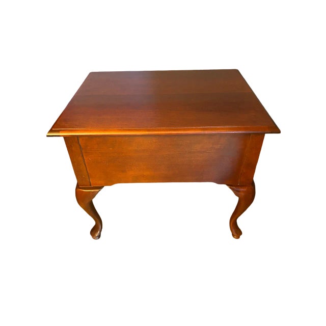 Queen Anne American Drew Queen Anne Side End Table For Sale - Image 3 of 9
