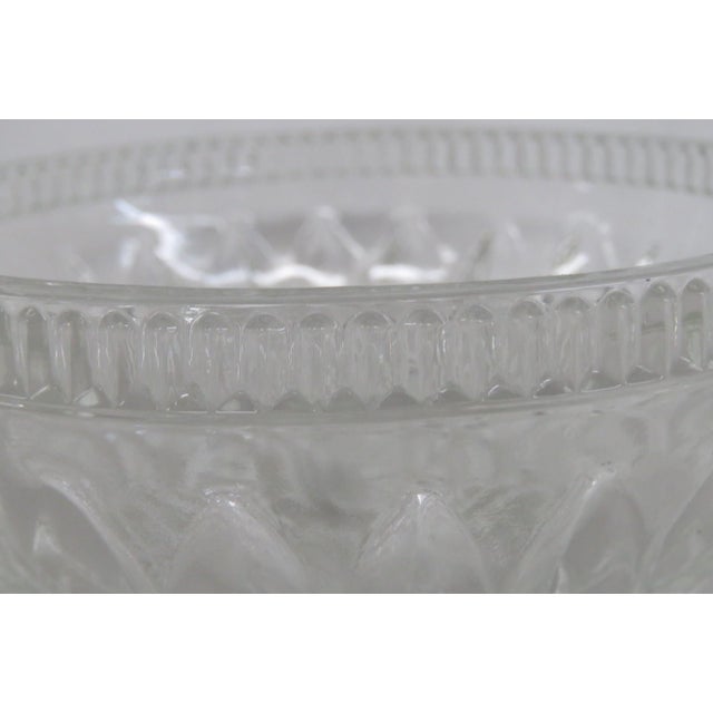 Transparent Indiana Glass Mount Vernon Candy Box Bowl With Lid Cab Clear Pressed Glass 5171b For Sale - Image 8 of 10