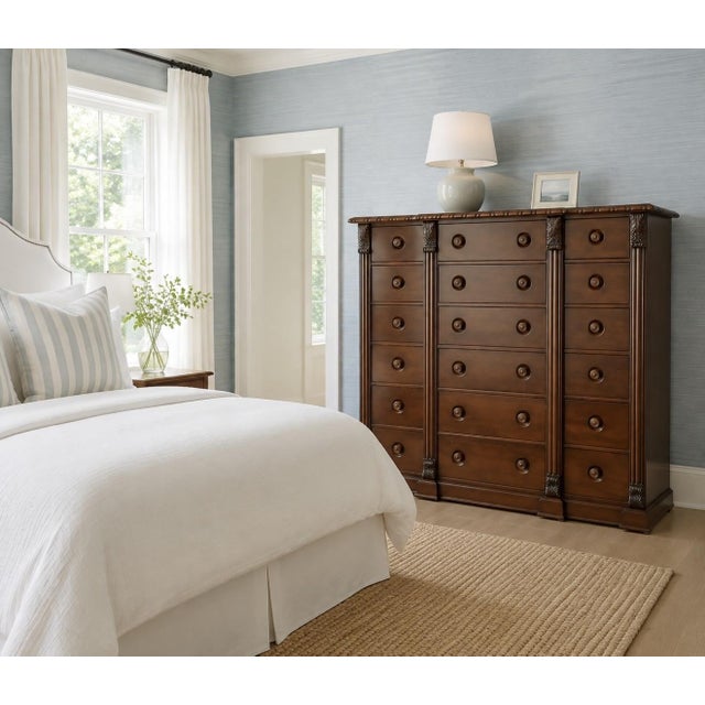 21 Drawer Mahogany Chest of 21 Drawers by Ralph Lauren For Sale - Image 18 of 18