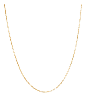 Tiffany & Co. 18k Yellow Gold Rolo Link Princes Chain Necklace