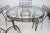Black Mid Century Modern Patio Dining Set For Sale - Image 8 of 11