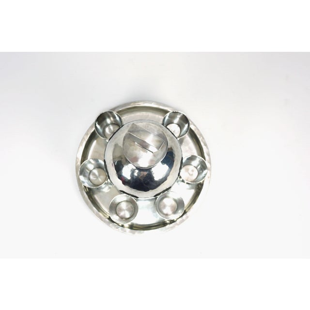 Contemporary Bauhaus Liqueur Set by Karl Raichle, 1930s For Sale - Image 3 of 17