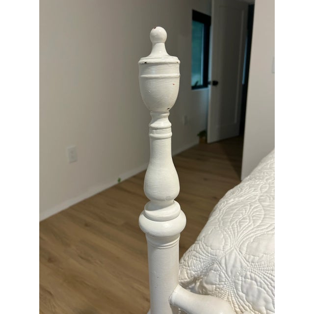 Unique set of iron twin beds. This set includes the headboard, footboard and rails. They are meant to be painted and can...