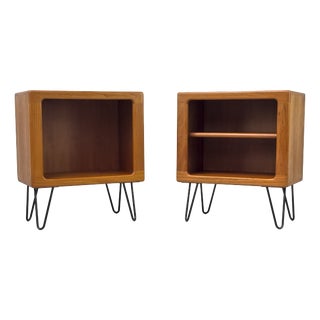 Danish Teak Nightstands from CFC Silkeborg, 1970s, Set of 2 For Sale