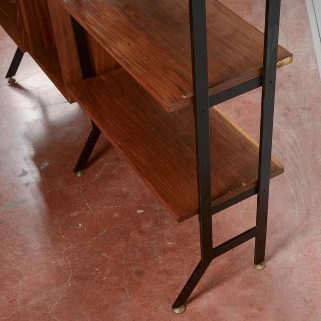 Mid-Century Modern Open Bookcase, 1960s For Sale - Image 13 of 18