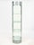 Modern Semi-Circular Chrome and Glass Display Cabinet, with the single door opening to three glass shelves with mirrored...