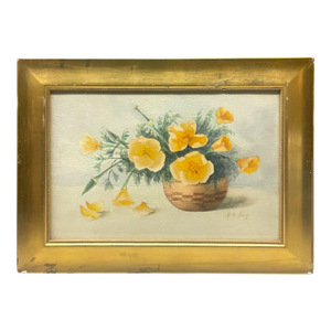 Watercolor on Paper Still-Life Painting