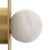 Metal Rhoads Triangular Sconce, Natural Brass For Sale - Image 7 of 9