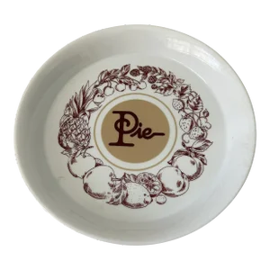 1980s Vintage Cuisiniere Pie Dish Oven to Table Bowl by Gailstyn