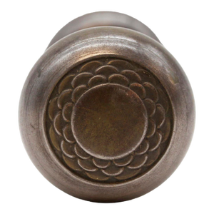 Pair of Art Deco Steel Radial Eastwood Passage Door Knobs