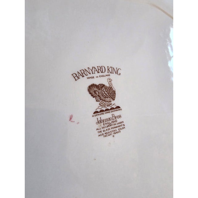 Large Johnson Brothers Turkey Platter For Sale - Image 4 of 15