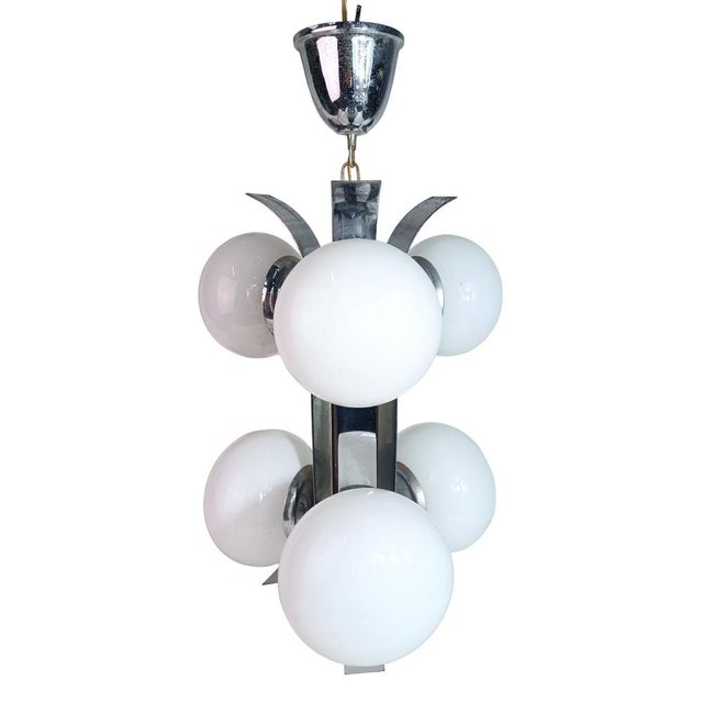 Sputnik Ceiling Lamp, 1960s For Sale - Image 7 of 7